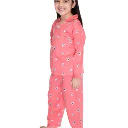 new gen Girls Floral Nightwear Set image 2
