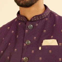 manyavar Men Regula rFit Embroidered & Embellished Nehru jacket image 2