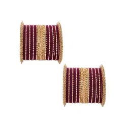 nmii Women Set of 60 Stone-Studded Bangles image 2