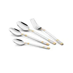 fns  Stainless Steel 24 Pc Cutlery Set with Leatherette Box  image 2