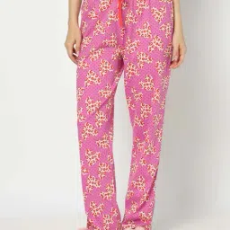 yousta Women Printed Regular Fit Pyjamas image 2