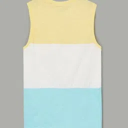 fame forever by lifestyle Boys Colourblock Regular Fit Crew-Neck T-Shirt image 2