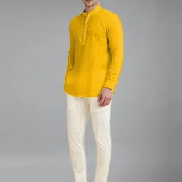 vida loca Men Regular Fit Short Kurta image 2