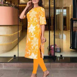 nyrika Women Floral Straight Kurti image 2