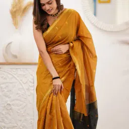 indie picks Women Cotton Traditional Saree image 2