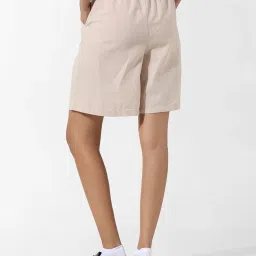 only Women High-Rise Pleated Bermudas image 3