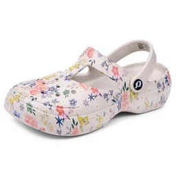 doctor extra soft Women Floral Print Slingback Clogs image 3
