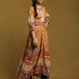 ritu kumar Floral Print A-Line Dress image 3