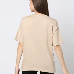 rio basic Women Aster Crew-Neck Oversized Fit T-Shirt image 3