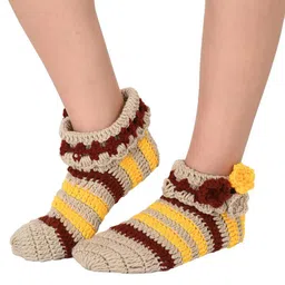 bharatasya Bhsocks-130818-062 Striped Mid-Calf Length Socks image 3