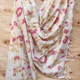 molcha by babita singh Printed Dupatta with Tassels image 3