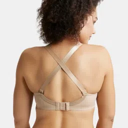 jockey 1829 Wirefree Padded Soft Touch Microfiber Elastane Full Coverage Plus Size Bra with Magic Undercup image 3