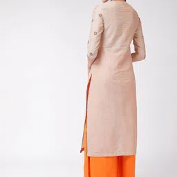 pannkh Embroidered Straight Kurta image 3