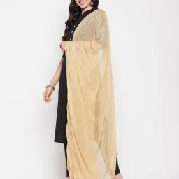 clora creation Embellished Dupatta with Stitch Border image 3