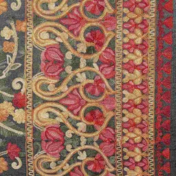 matelco Embroidered Shawl with Tassels image 3