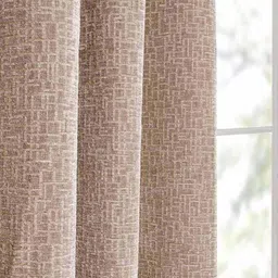 saral home Set of 2 Printed Long Door Curtains image 3