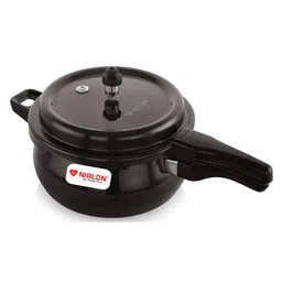 nirlon Hard Anodized Aluminium Outer Lid Pressure Cooker image 3