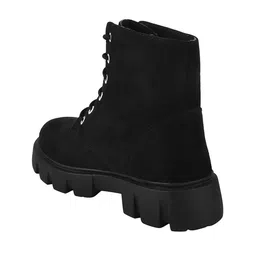 selfiee Women Lace-Up Ankle-Length Boots image 3