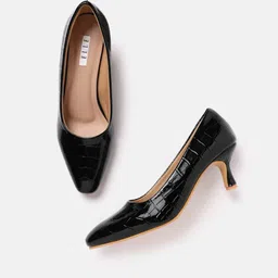 elle Women Regular Fit Chunky Heeled Sandals image 3