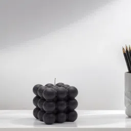 atorakushon Pack of 2 Pieces Bubble Design Scented Soy Wax Handmade Candles image 3