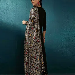 shewill Women Block Print Dupatta image 3