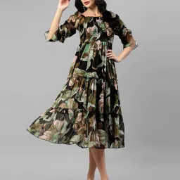 ptvize Dress Indian Fit and Flare Dress image 3