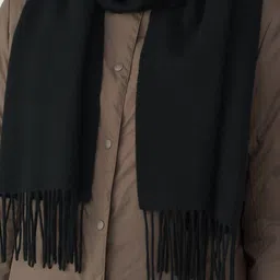 muji Wool Stole with Fringes image 3