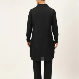 molly & michel Full-Sleeve Kurta with Collar-Neck image 3