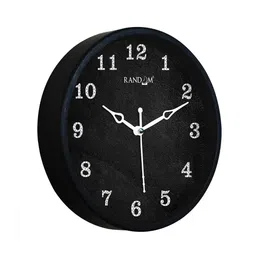 random Round Shape Plastic Wall Clock image 3