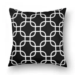 sej by nisha gupta Set of 3 Geometric Print Square Shaped Cushion Covers image 3