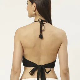 molcha V-Neck Back Open Blouse image 3