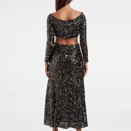 forever new Embellished A-Line Dress image 3