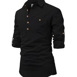 vida loca Pack of 2 Men Slim Fit Short Kurta image 3