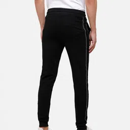 madsto Men Mid-Rise Striped Track Pants image 3