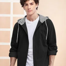 noble monk Men Hooded Shirt with Full Sleeves image 3