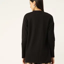 kassually Women Regular Fit Front-Open Shrug with Patch Pockets image 3