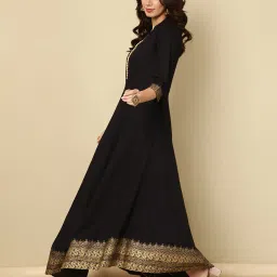 nishabd Women Anarkali Kurta Set with Dupatta image 3