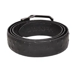 sassora Men Genuine Leather Belt with Side Pin-Buckle Closure image 3