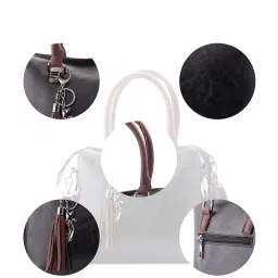 womanix Pack Of 4 Women Shoulder Bag with Adjustable Strap image 3