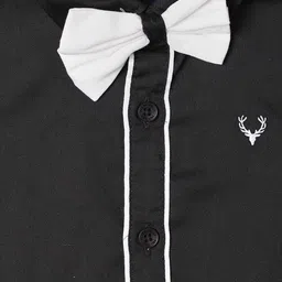 allen solly Slim Fit Shirt with Bow Accent image 3