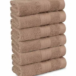 mytrident Set of 6 Cotton Face Towels 12" x 12" image 3