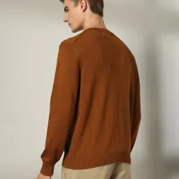 john players Men Slim Fit Pullover image 3