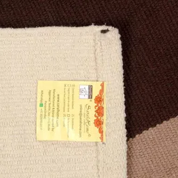 saral home Cotton Colourblack  Handloom Rugs 4.5' X 6.5' image 3