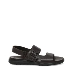 hush puppies Perforated Slip-on Sandals with Buckle Closure image 3