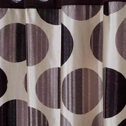 cortina eyelet curtain Set of 2 Decorative Door Curtains image 3