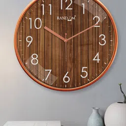 random Striped Analogue Wall Clock image 3