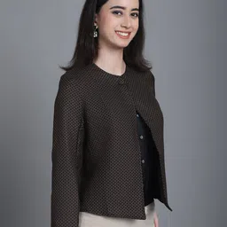 even Women Regular Fit Blouson Jacket image 3