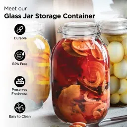 umai Glass Jar with Lid image 3