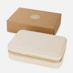 pure home and living Leather Jewellery Box with Zip Closure image 3