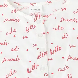 max Typographic Print Round-Neck Top image 3